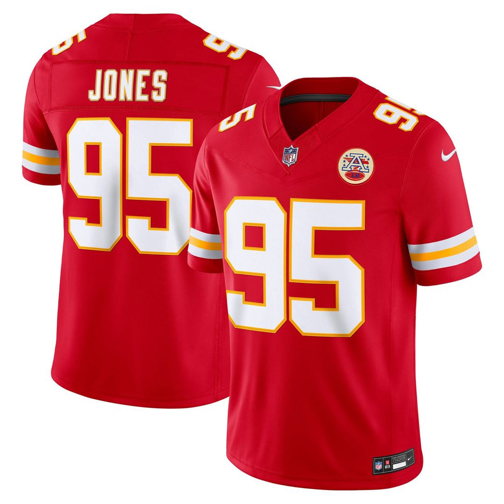 Chris Jones Kansas City Chiefs Vapor F.U.S.E. Stitched Limited Jersey - Red