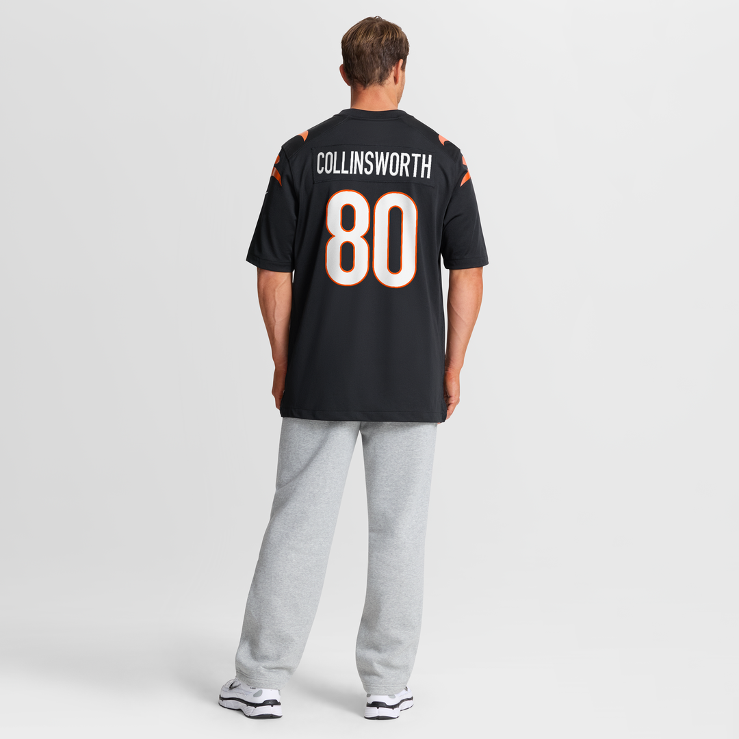 Cris Collinsworth Cincinnati Bengals Game Jersey - Black