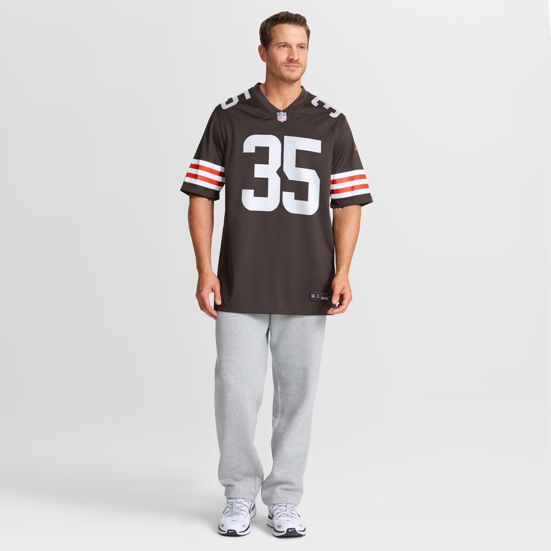Raheim Sanders Cleveland Browns Game Jersey - Brown