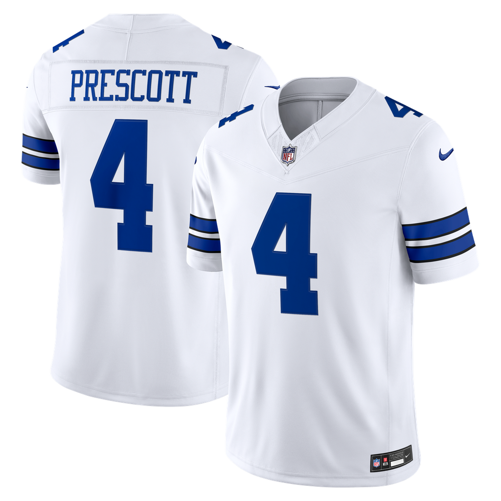 Dak Prescott Dallas Cowboys Vapor F.U.S.E. Stitched Limited Jersey - White