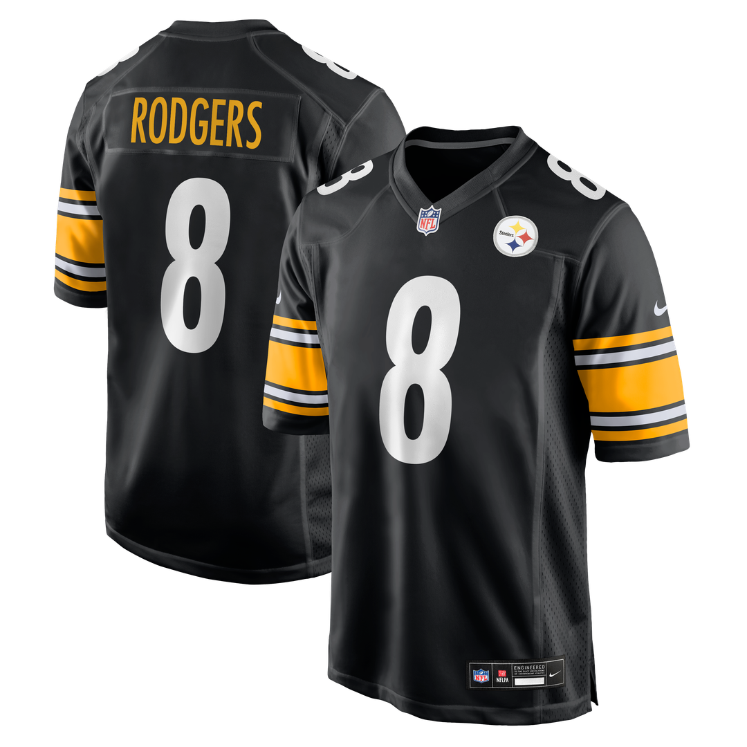 Aaron Rodgers Pittsburgh Steelers Game Jersey - White