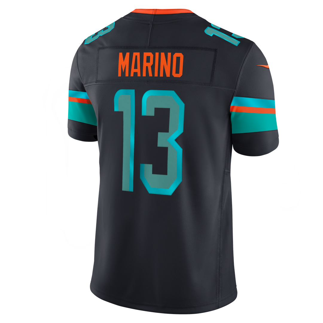 Dan Marino Miami Dolphins Rivalries Collection Stitched Limited Jersey - Navy