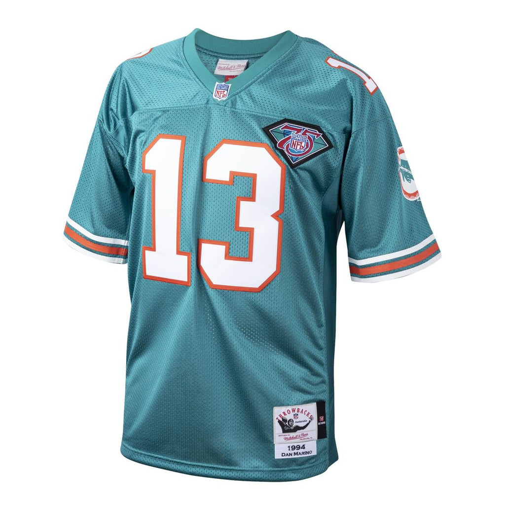 Dan Marino Miami Dolphins 1994 Authentic Throwback Jersey - Aqua