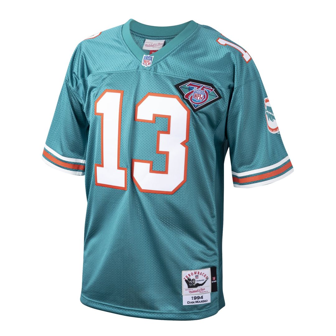 Dan Marino Miami Dolphins 1994 Authentic Throwback Jersey - Aqua