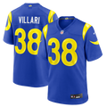 Dan Villari Los Angeles Rams Game Jersey - Royal Blue