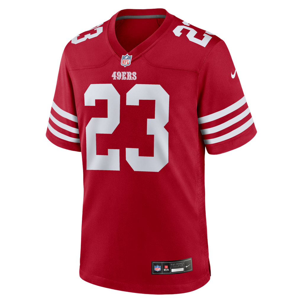 Christian McCaffrey San Francisco 49ers Game Jersey - Scarlet