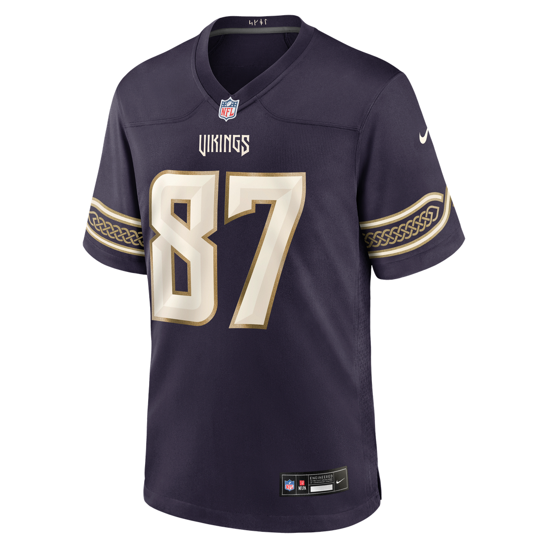 T.J. Hockenson Minnesota Vikings 2026 Rivalries Collection Game Jersey - Purple