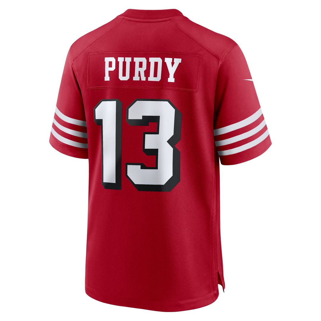 Men Brock Purdy San Francisco 49ers Alternate Game Jersey - Scarlet