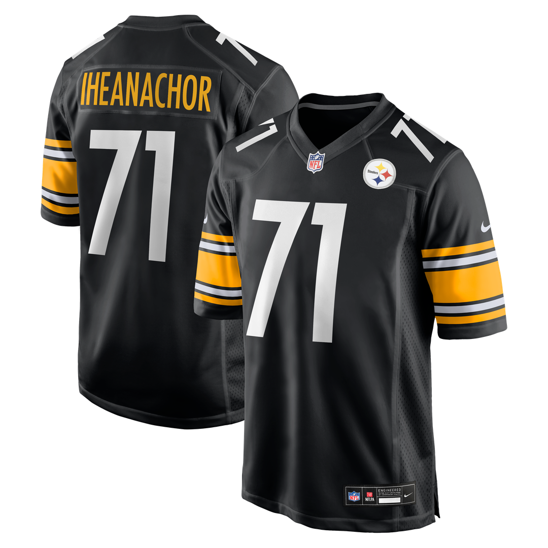 Max Iheanachor Pittsburgh Steelers Game Jersey - Black