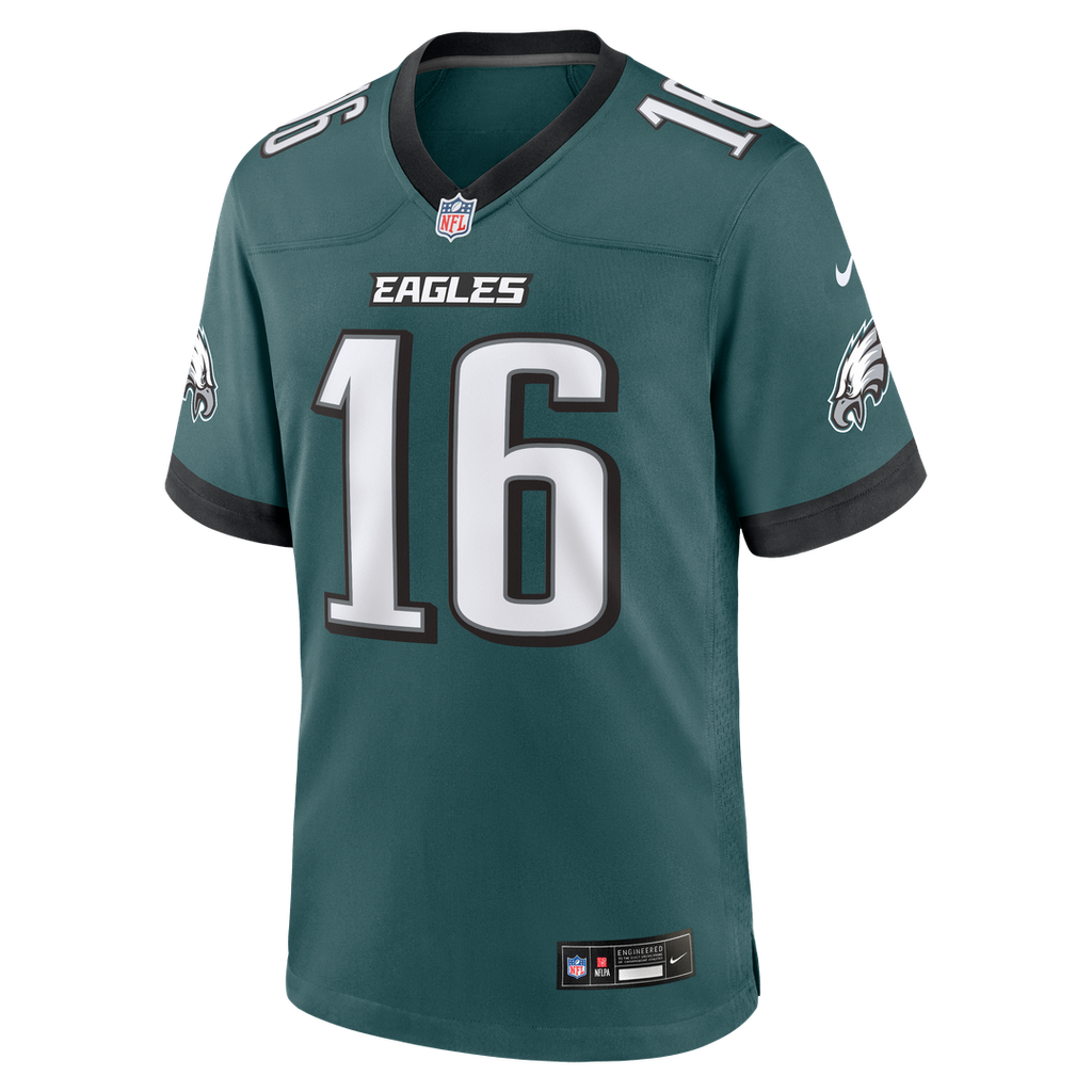 Tanner McKee Philadelphia Eagles Game Jersey - Midnight Green
