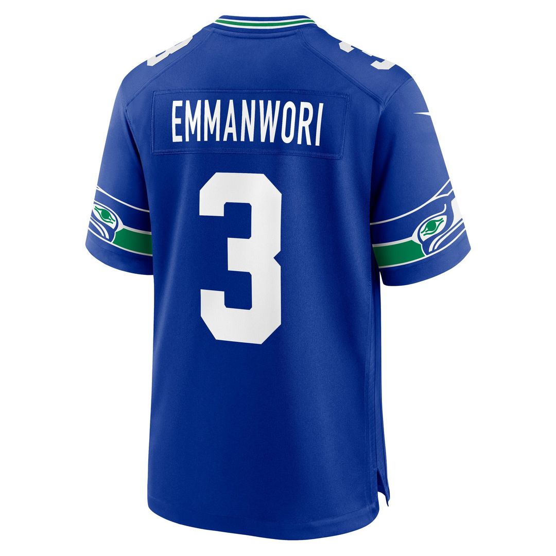 Nick Emmanwori Seattle Seahawks Alternate Game Jersey - Royal Blue