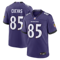 Josh Cuevas Baltimore Ravens Game Jersey - Purple