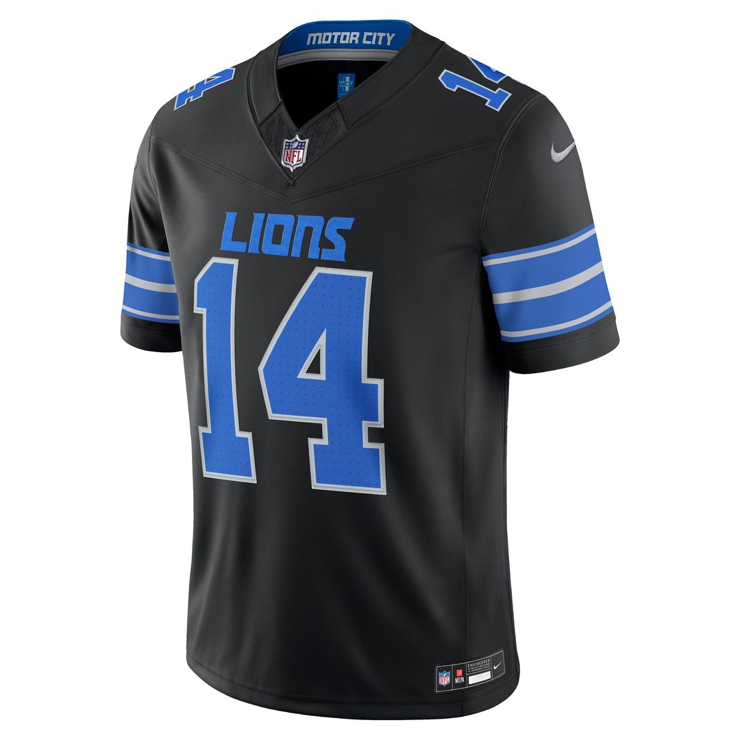 Amon-Ra St. Brown Detroit Lions Alternate Vapor F.U.S.E. Stitched Limited Jersey - Black