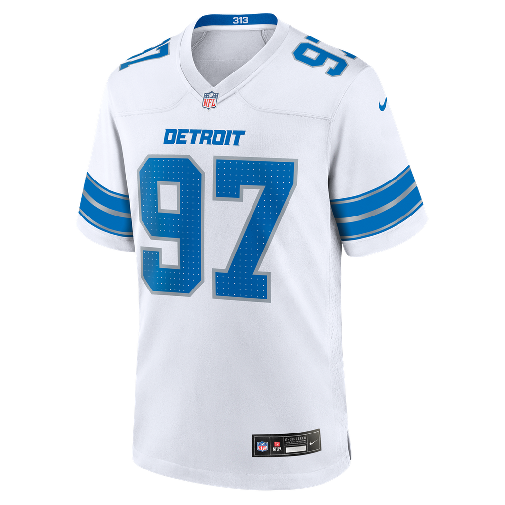 Aidan Hutchinson Detroit Lions 2nd Alternate Game Jersey - Black