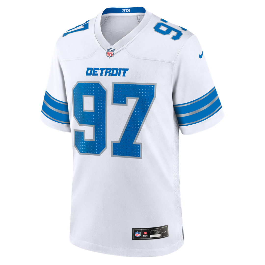 Aidan Hutchinson Detroit Lions Game Jersey - Blue