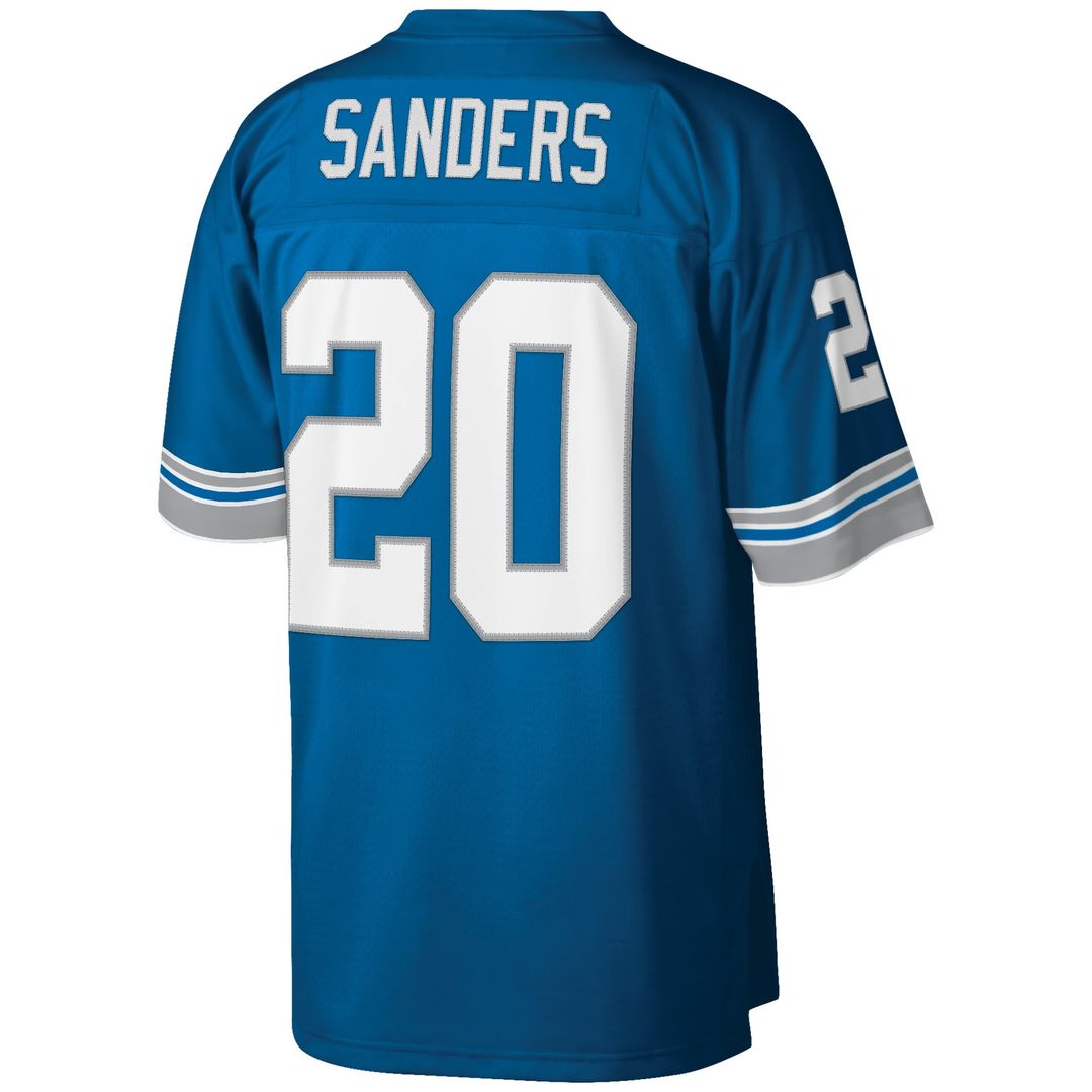 Barry Sanders Detroit Lions Big & Tall 1996 Replica Jersey - White