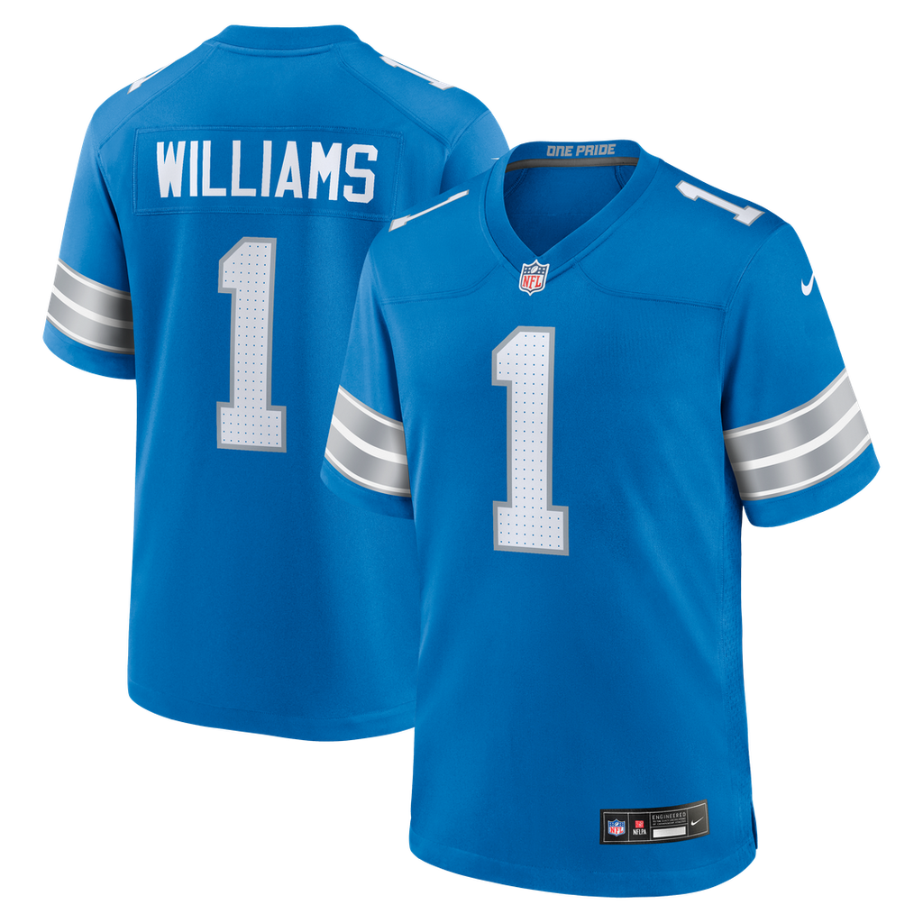 Jameson Williams Detroit Lions Game Jersey - Blue