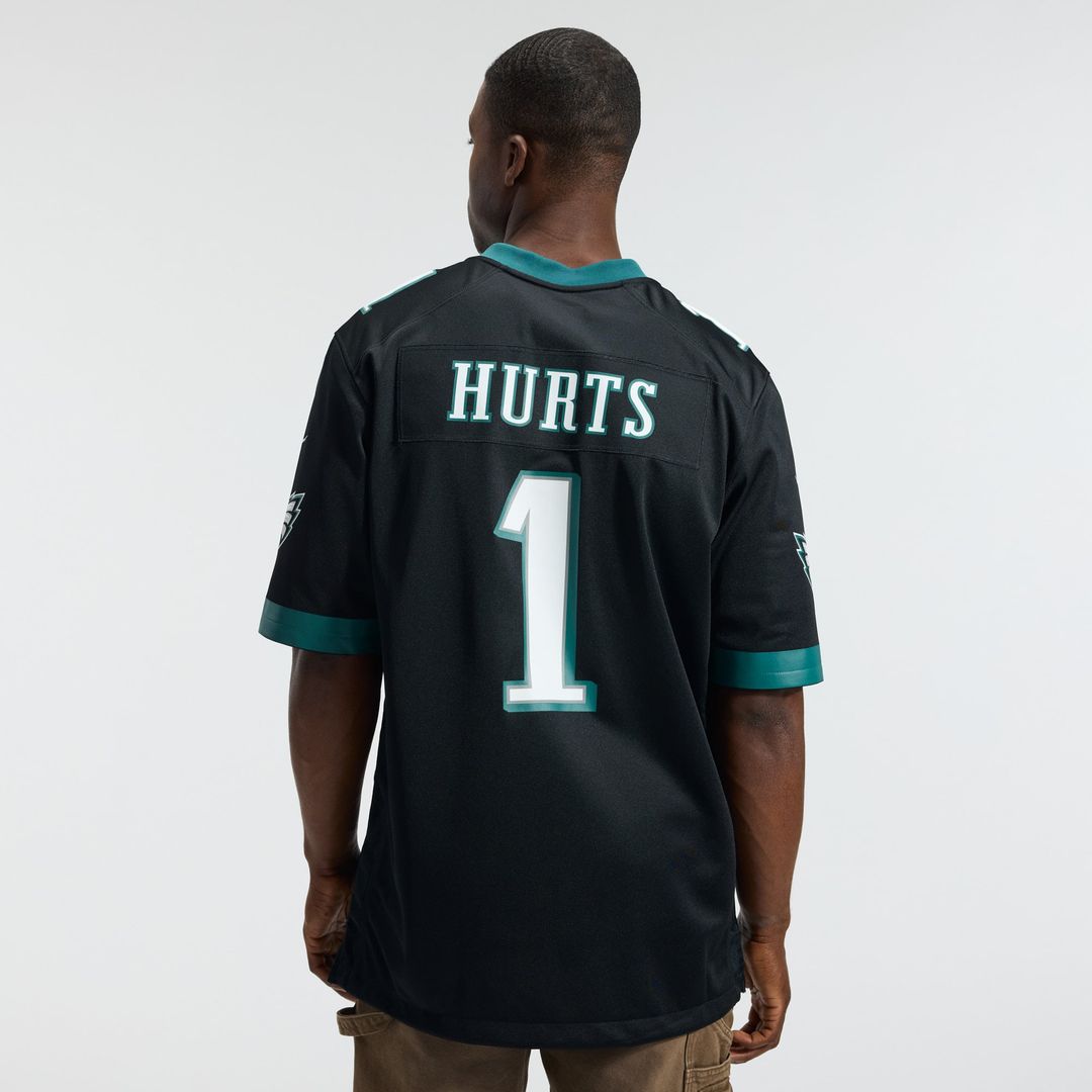 Jalen Hurts Philadelphia Eagles Alternate Game Jersey - Black