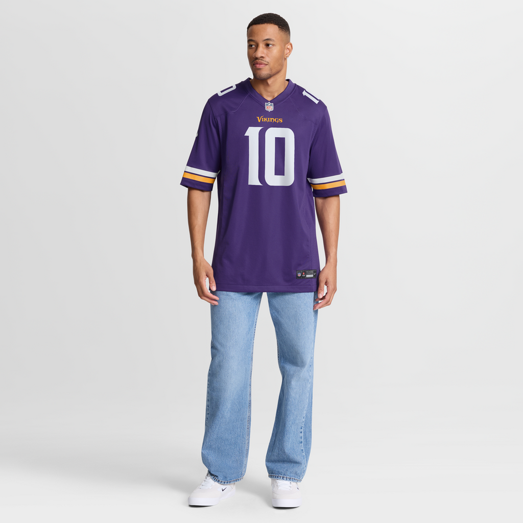 Fran Tarkenton Minnesota Vikings Game Jersey - Purple