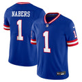 Malik Nabers New York Giants Alternate 2 Legacy Vapor Untouchable Limited Jersey - Royal Blue