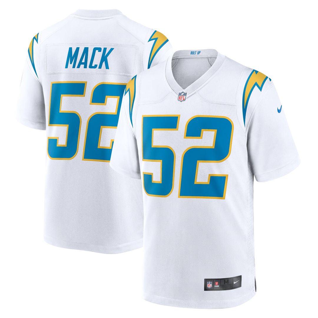 Khalil Mack Los Angeles Chargers Game Jersey - White