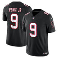 Michael Penix Jr. Atlanta Falcons Alternate Throwback Vapor F.U.S.E. Stitched Limited Jersey - Black
