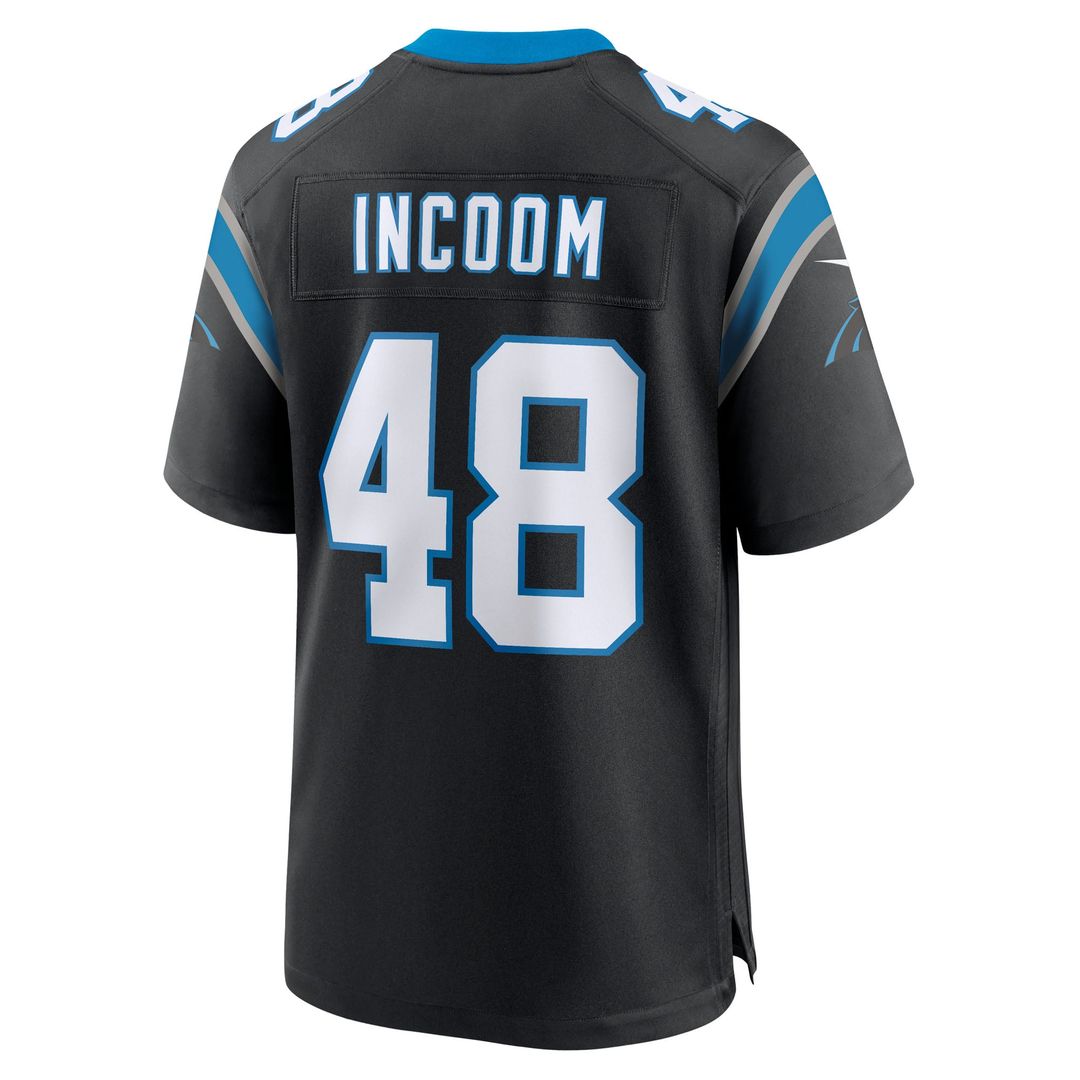 Thomas Incoom Carolina Panthers Game Jersey - Black