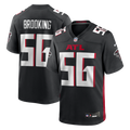 Keith Brooking Atlanta Falcons Game Jersey - Black
