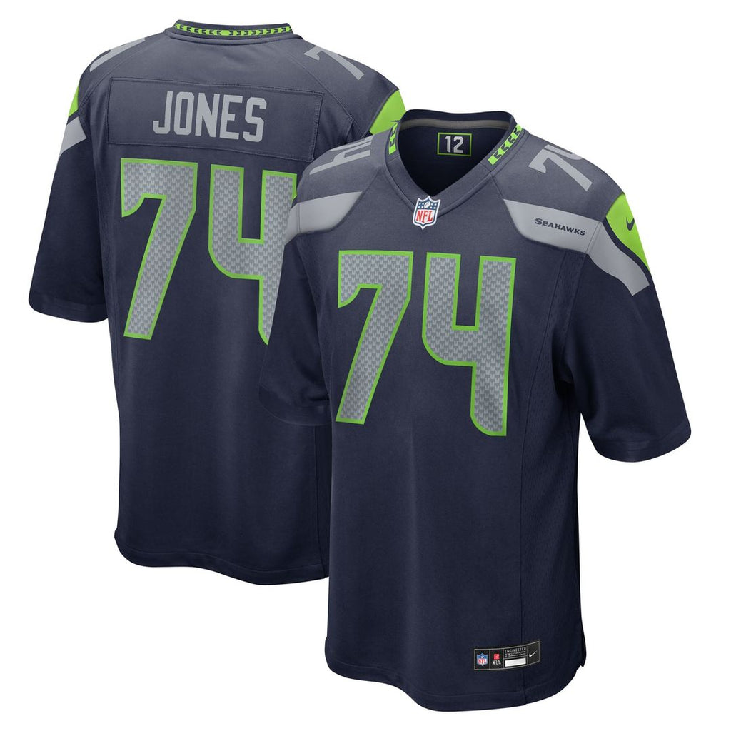 Josh Jones Seattle Seahawks Game Jersey - College Navy