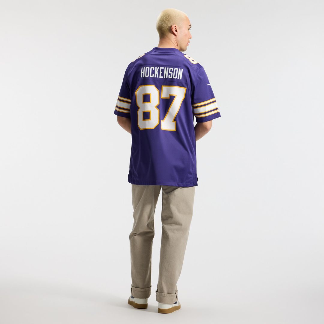 T.J. Hockenson Minnesota Vikings Classic Game Jersey - Purple