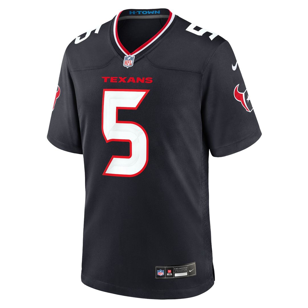 Jalen Pitre Houston Texans Alternate Game Jersey - Red