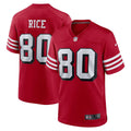 Jerry Rice San Francisco 49ers Alternate Game Jersey - Scarlet