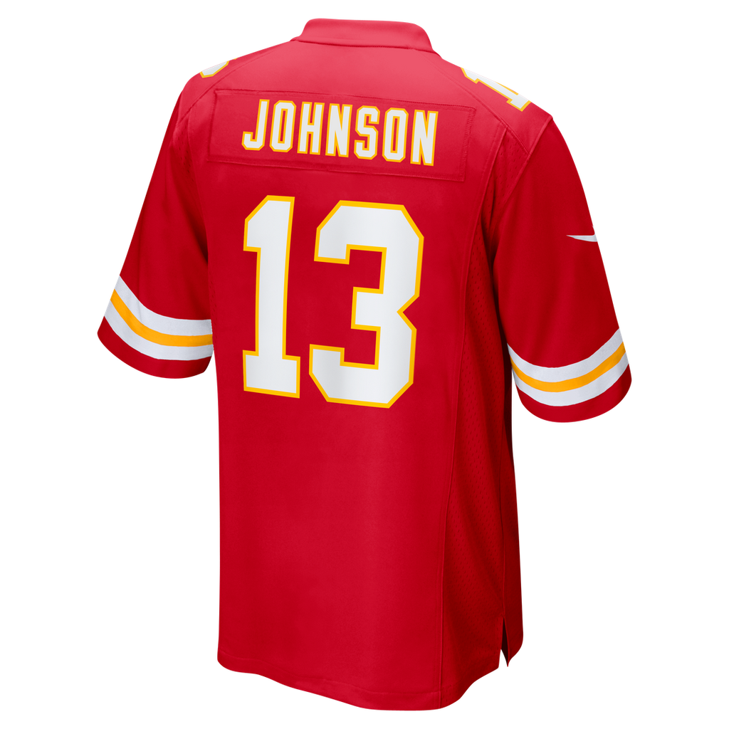 Nazeeh Johnson Kansas City Chiefs Game Jersey - Red