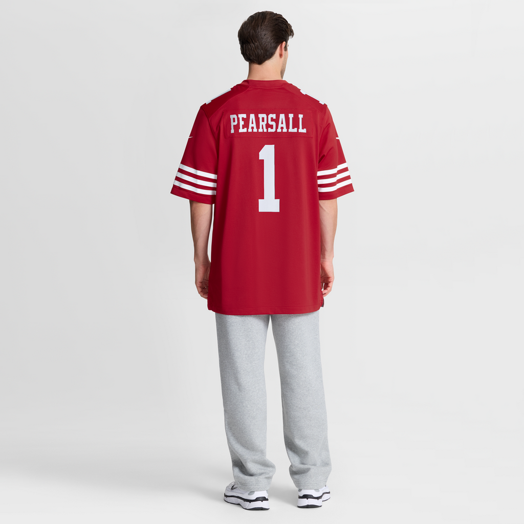 Ricky Pearsall San Francisco 49ers Game Jersey - Scarlet