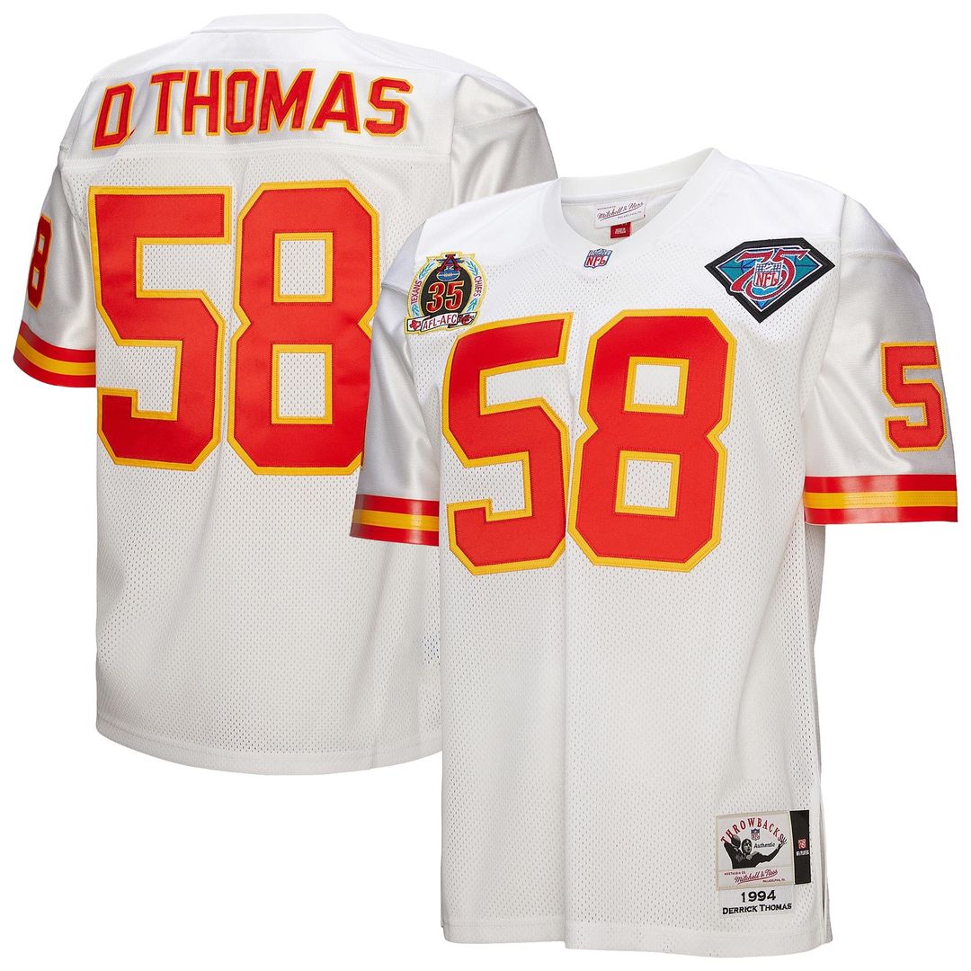 Derrick Thomas Kansas City Chiefs 1994 Authentic Throwback Jersey - White