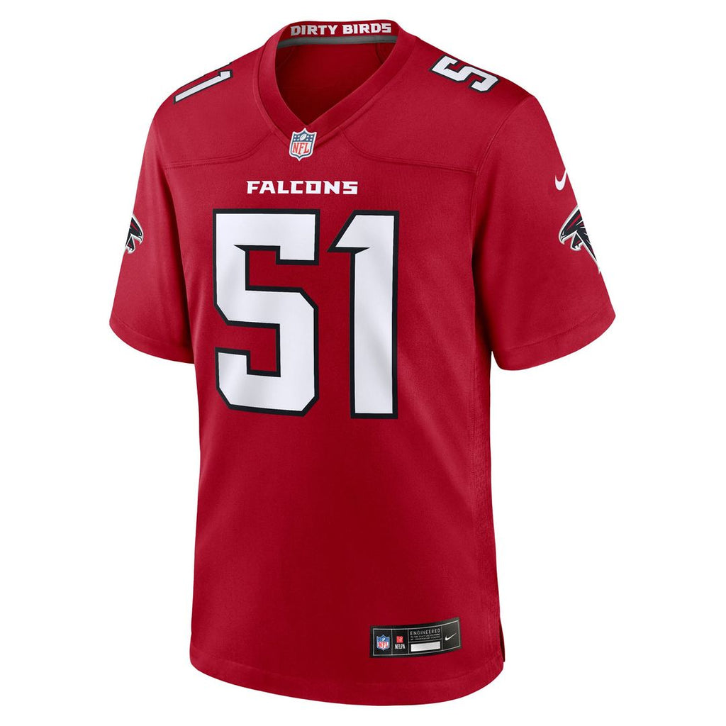 Jared Ivey Atlanta Falcons Game Jersey - Red