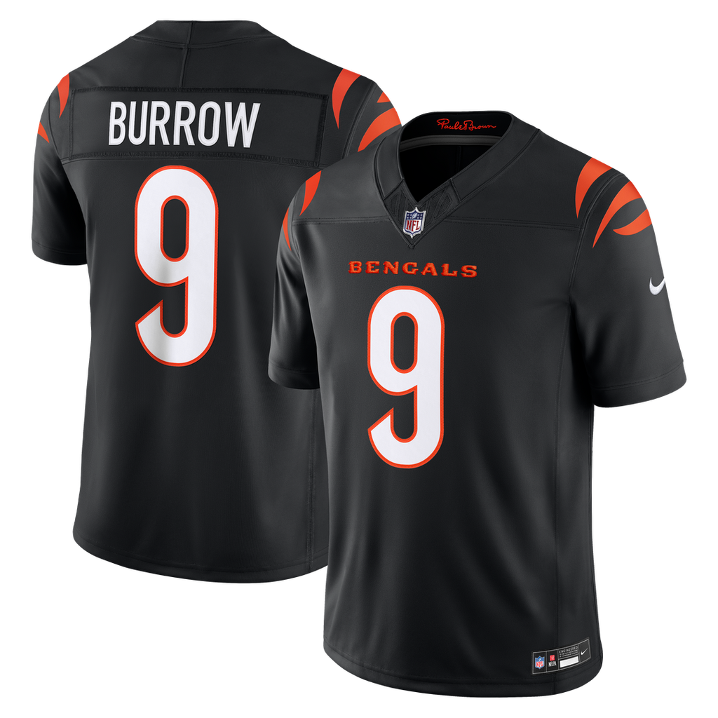 Joe Burrow Cincinnati Bengals Vapor F.U.S.E. Stitched Limited Jersey - Black