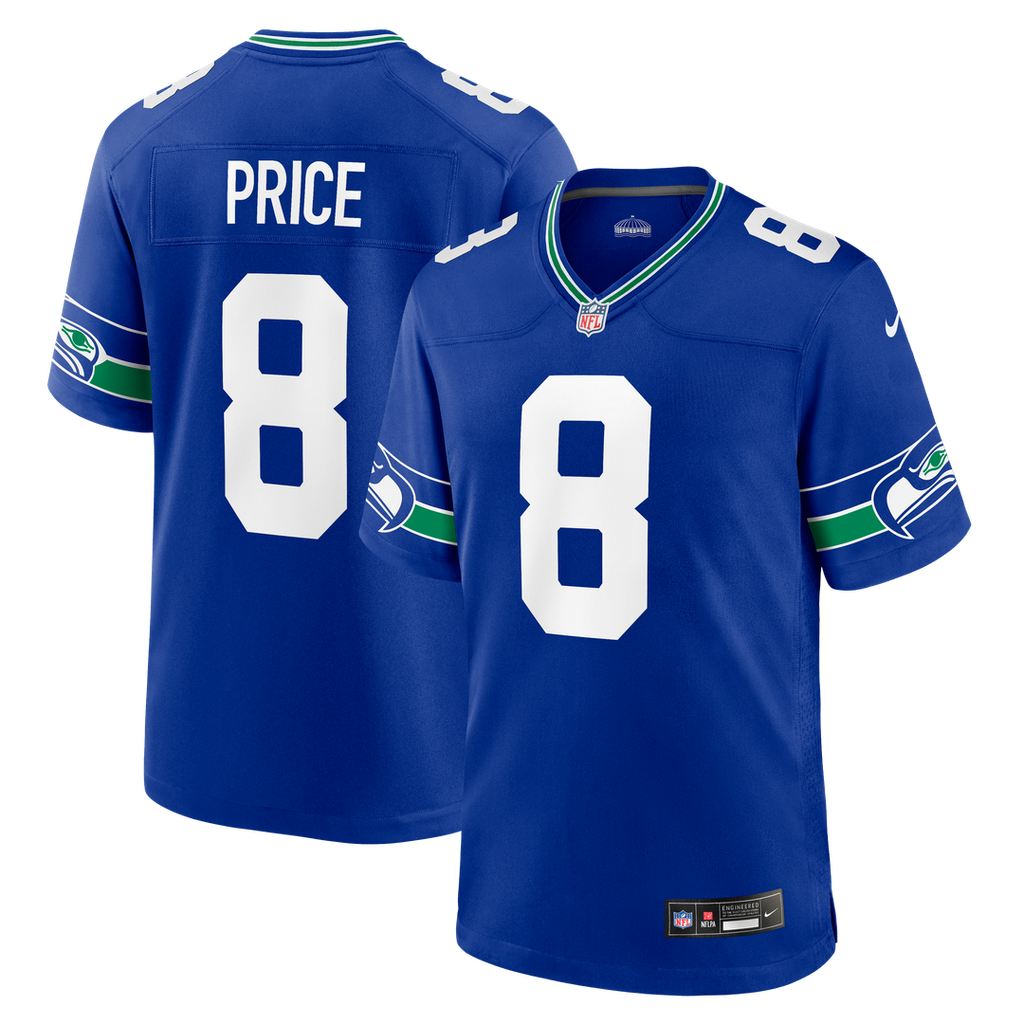 Jadarian Price Seattle Seahawks Alternate Game Jersey - Royal Blue