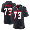 Derrick Graham Houston Texans Game Jersey - Navy