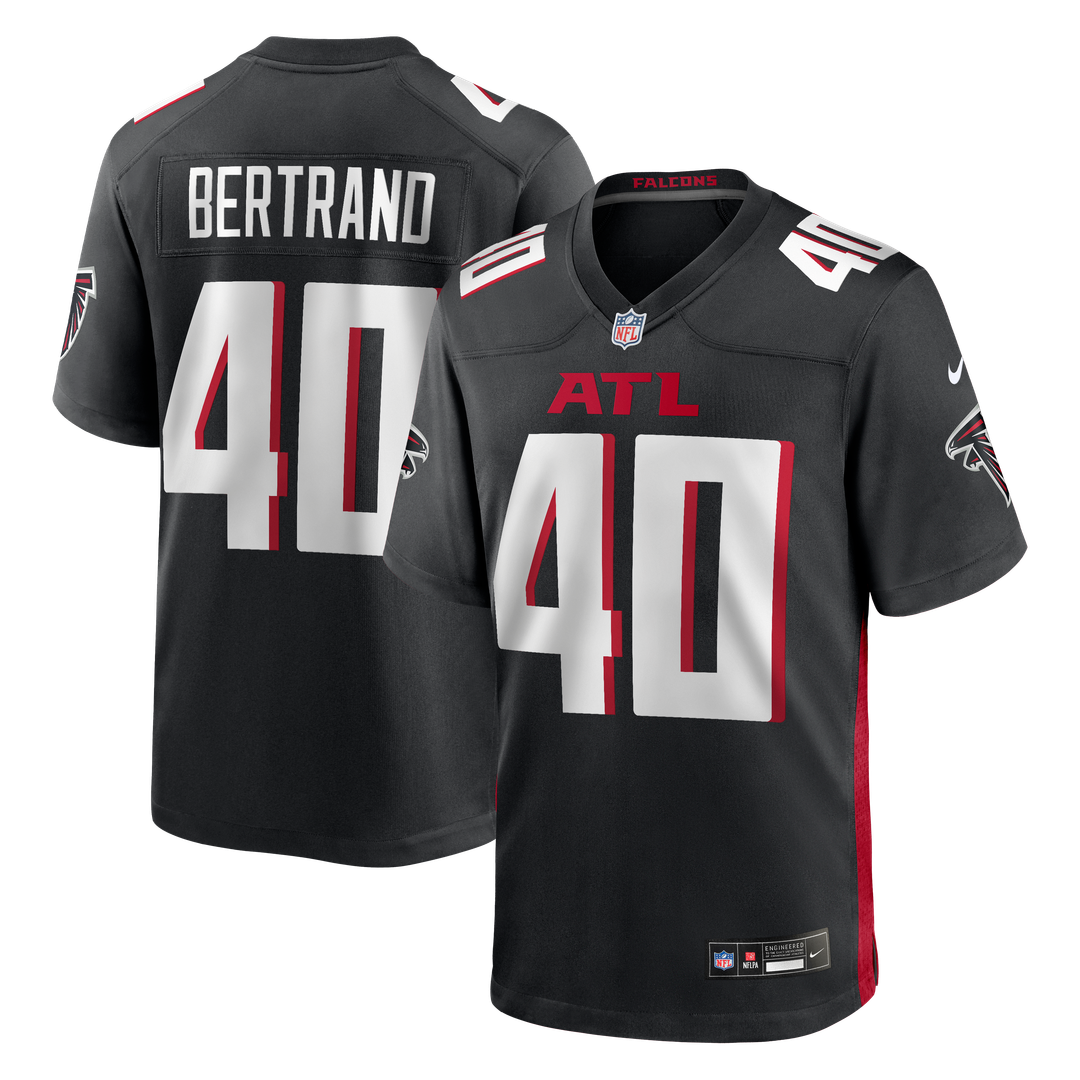 JD Bertrand Atlanta Falcons Game Jersey - Black