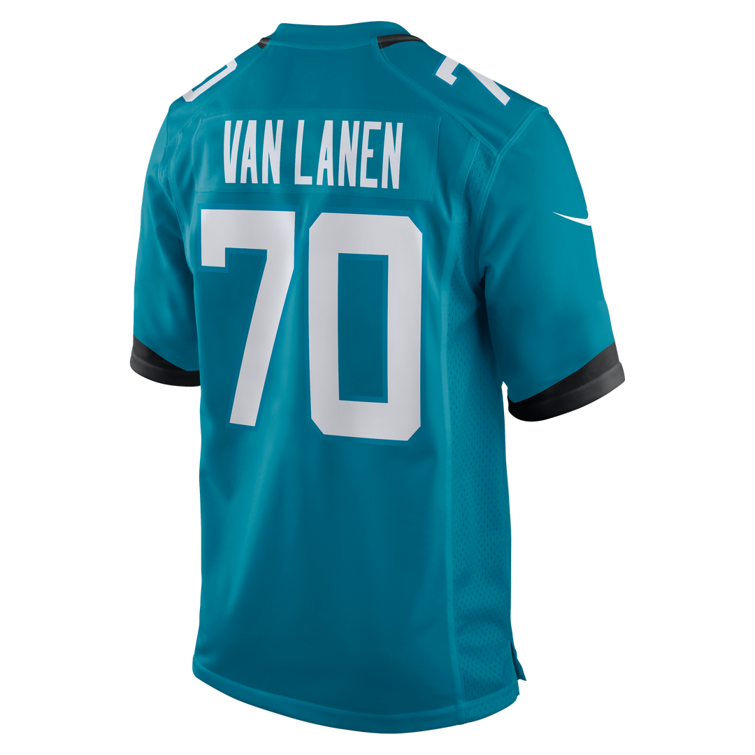 Cole Van Lanen Jacksonville Jaguars Game Jersey - Teal