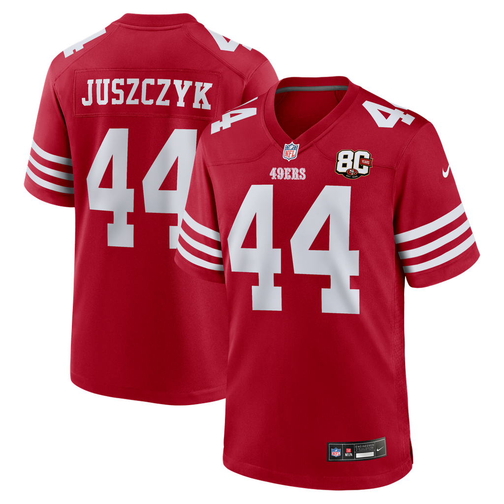 Kyle Juszczyk San Francisco 49ers 80th Anniversary Game Jersey - Scarlet