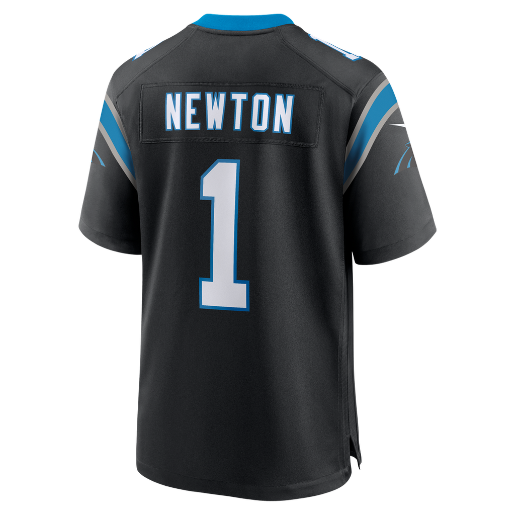 Cam Newton Carolina Panthers Team Game Jersey - Black