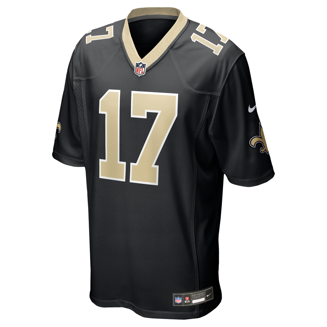 Trey Palmer New Orleans Saints Game Jersey - Black