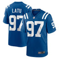 Laiatu Latu Indianapolis Colts Game Jersey - Royal Blue
