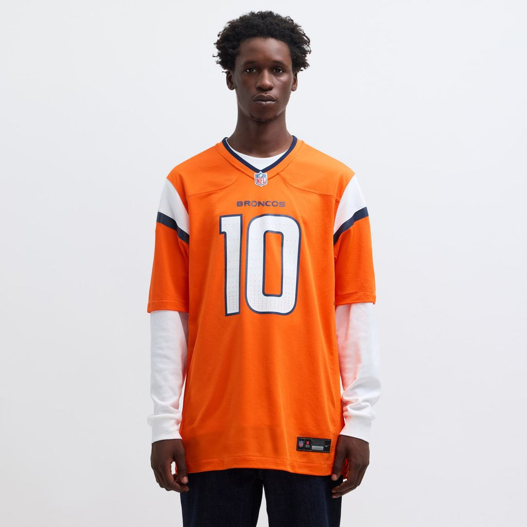 Bo Nix Denver Broncos Game Jersey - Orange