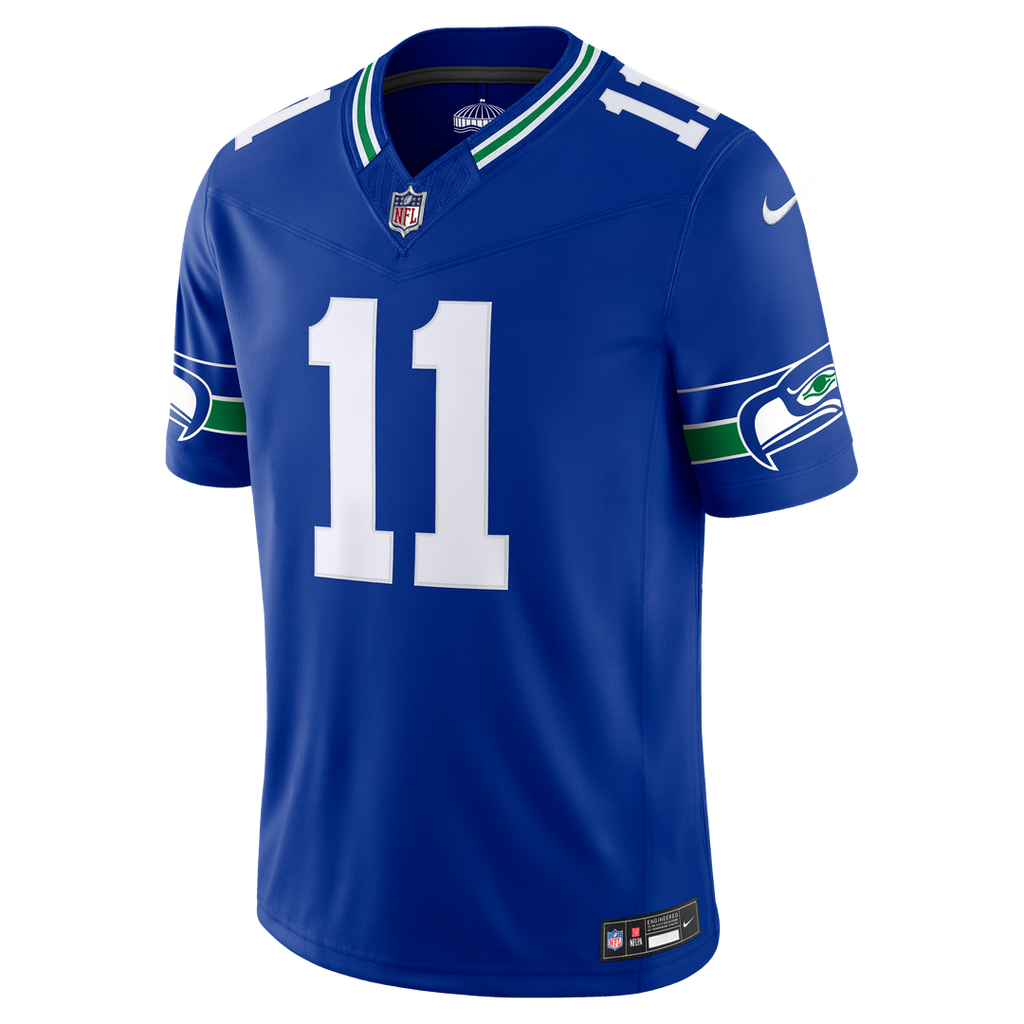 Jaxon Smith-Njigba Seattle Seahawks Alternate Vapor F.U.S.E. Stitched Limited Jersey - Royal Blue