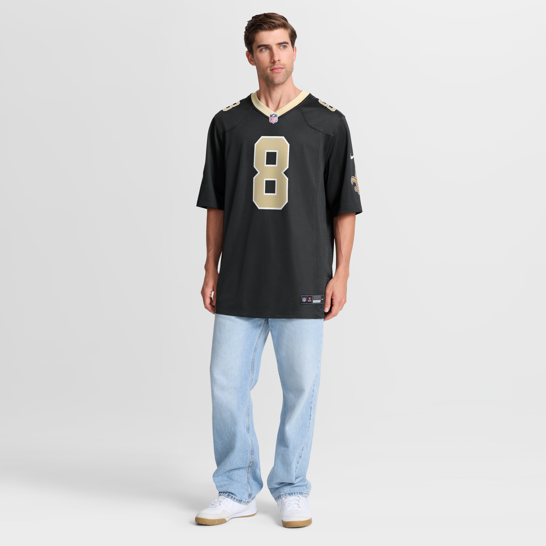 Archie Manning New Orleans Saints Game Jersey - Black