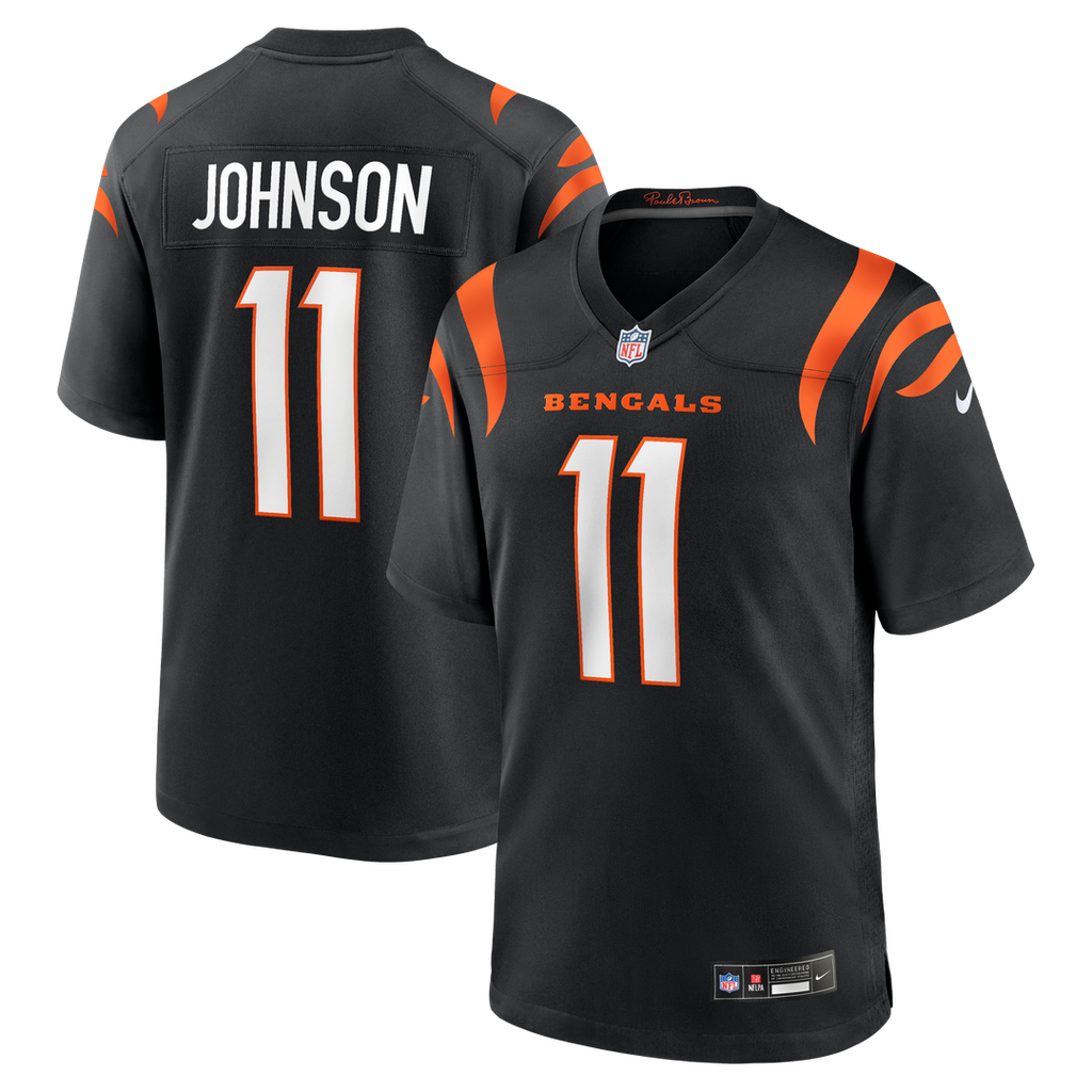 Josh Johnson Cincinnati Bengals Game Jersey - Black