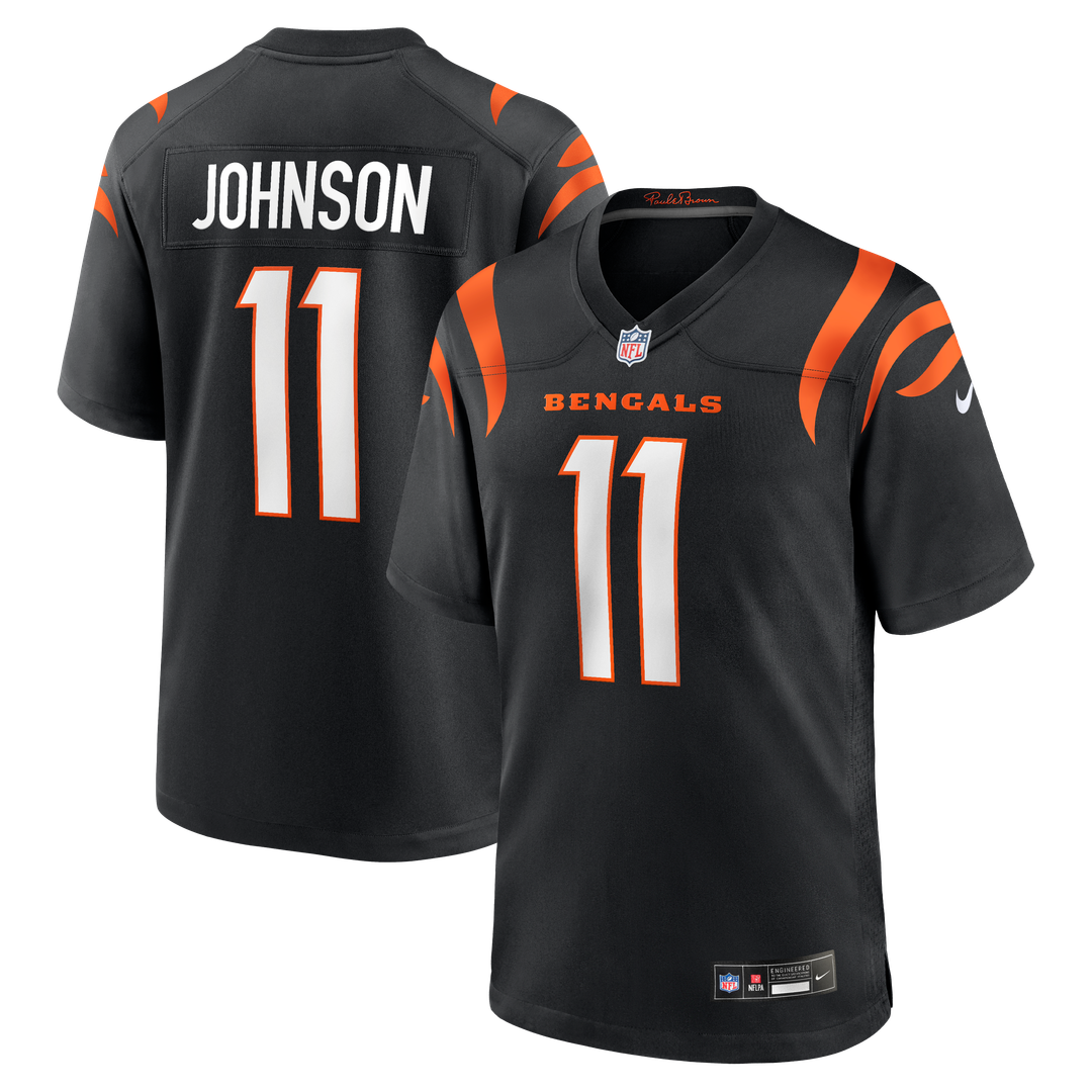 Josh Johnson Cincinnati Bengals Game Jersey - Black
